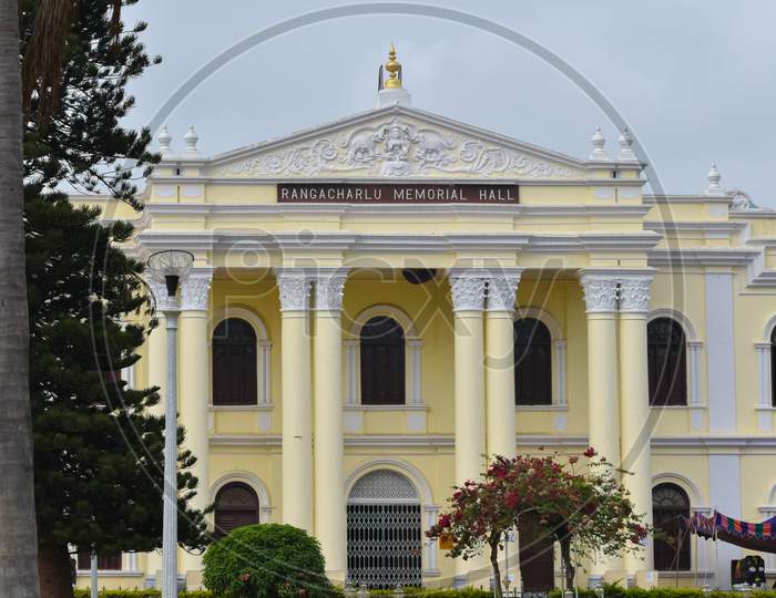 The Town Hall Of Mysore, A Victorian Building, A Memorial To Distinguished Dewan C.V. Rangacharlu