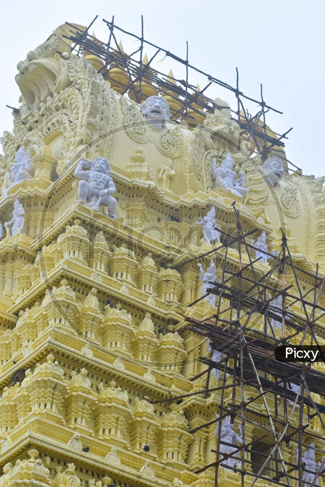 Chamundeshwari Temple Outlook At Mysore, Karnataka