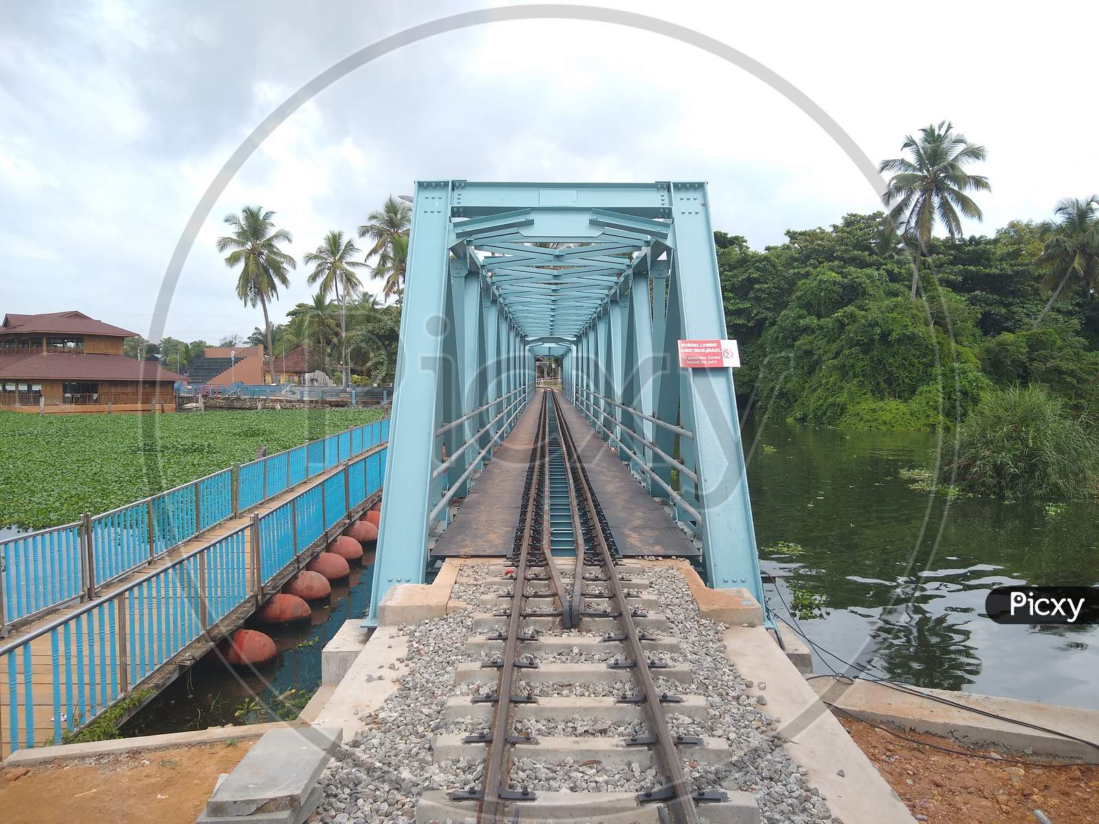 Miniature train track, Veli tourist village Thiruvananthapuram Kerala