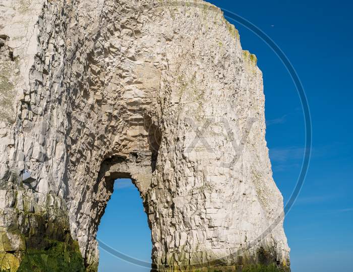 View Of Chalk Cliffs At Botany Bay Near Broadstairs In Kent