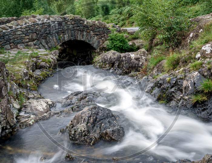 View Of Ashness Bridge In The Lake District