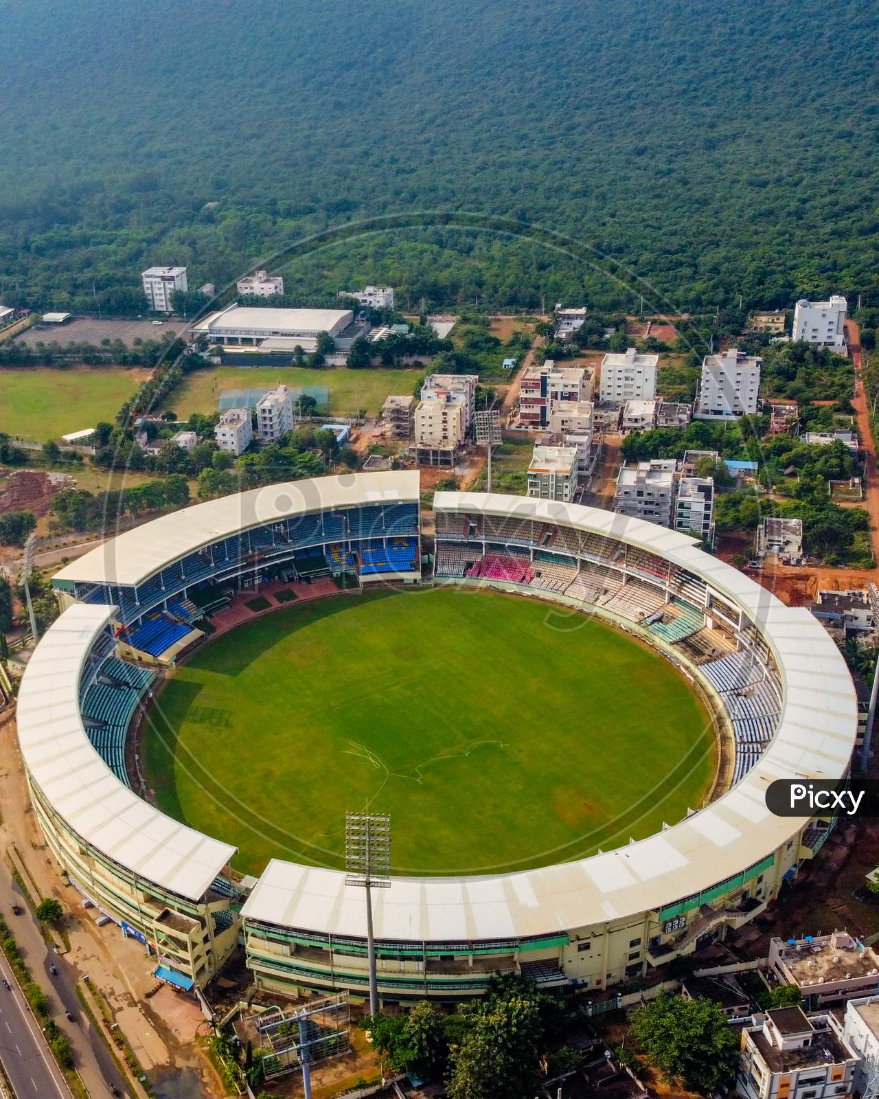 Vizag Cricket Stadium Top View