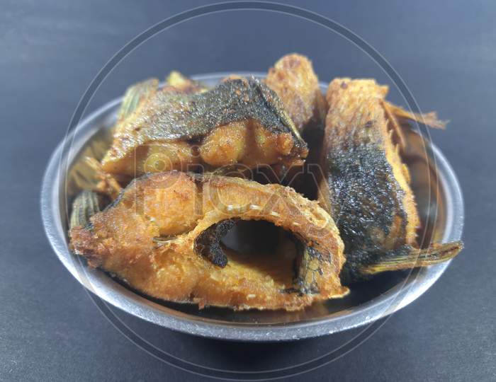 Tasty and spicy fish fry from Indian Food.