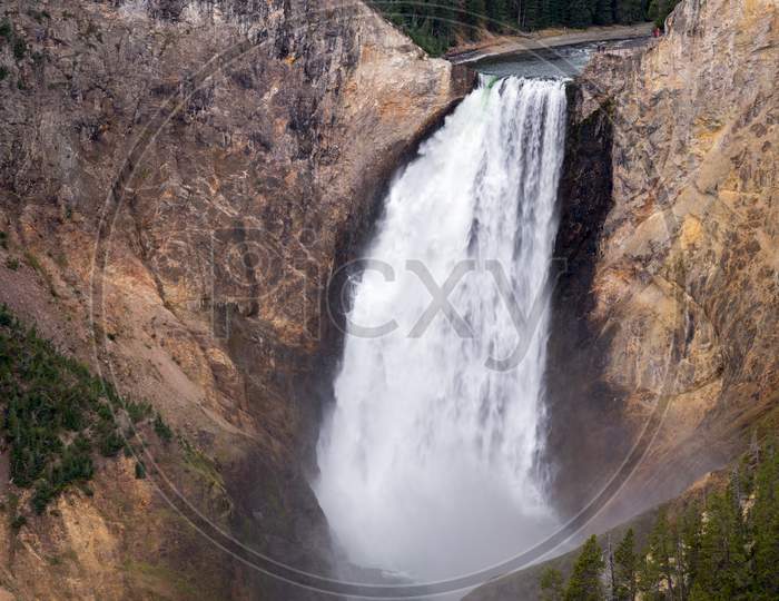 View Of Lower Yellowstone Falls