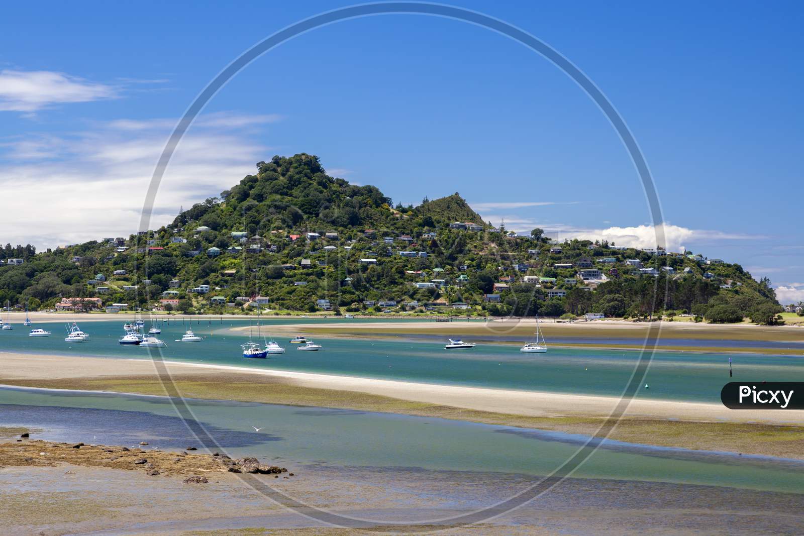 Inlet At Tairua In New Zealand