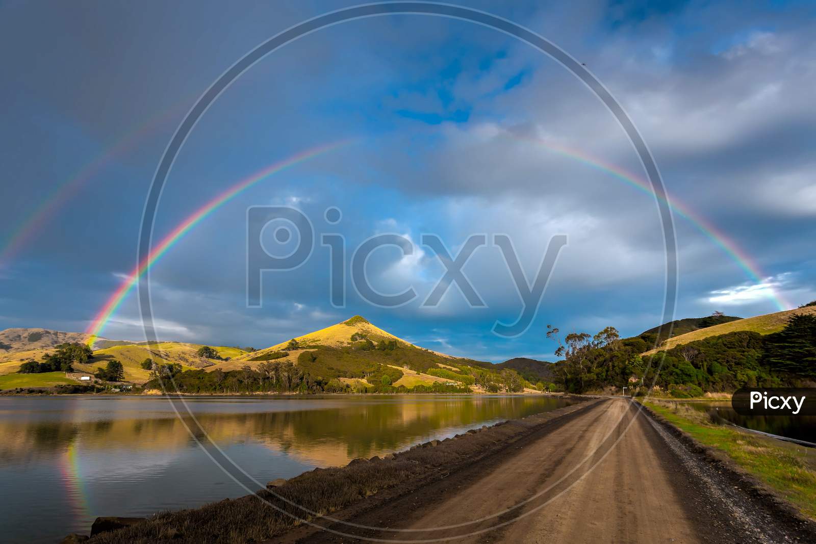 Double Rainbow Over The Otago Peninsula
