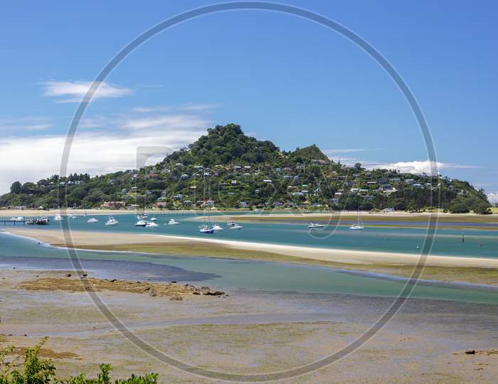 Inlet At Tairua In New Zealand