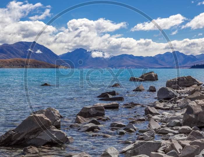 Scenic View Of Lake Tekapo