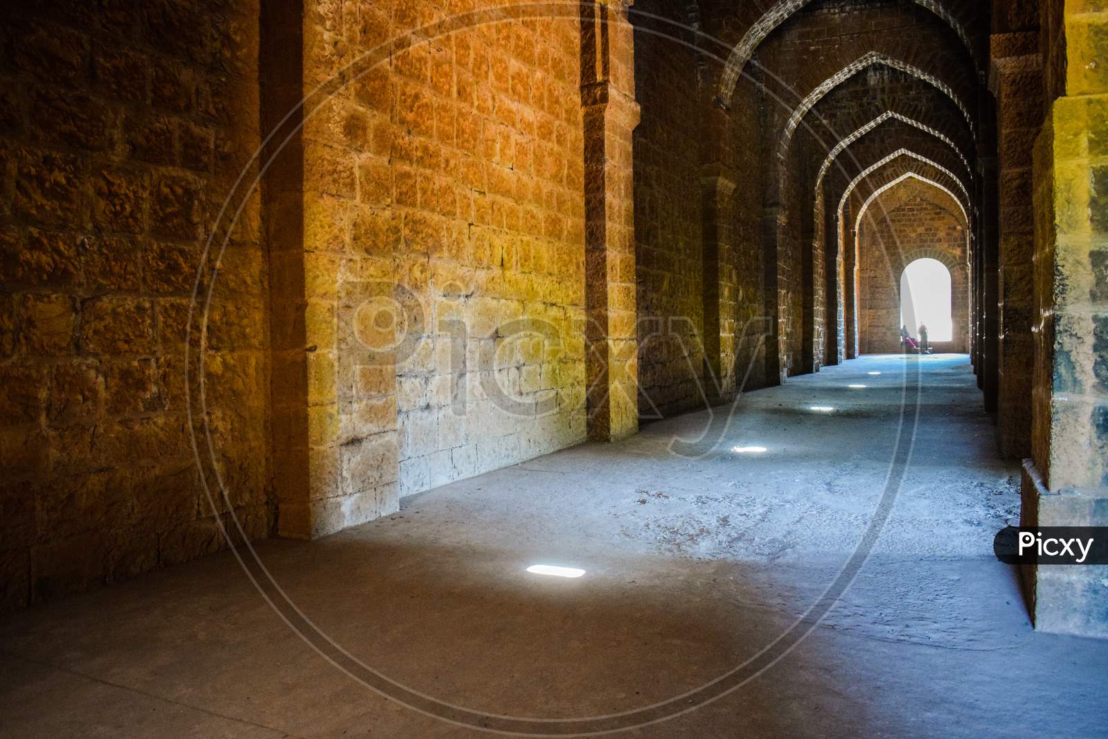 Inside View Of Ancient Panhala Fort In Kolhapur City India.