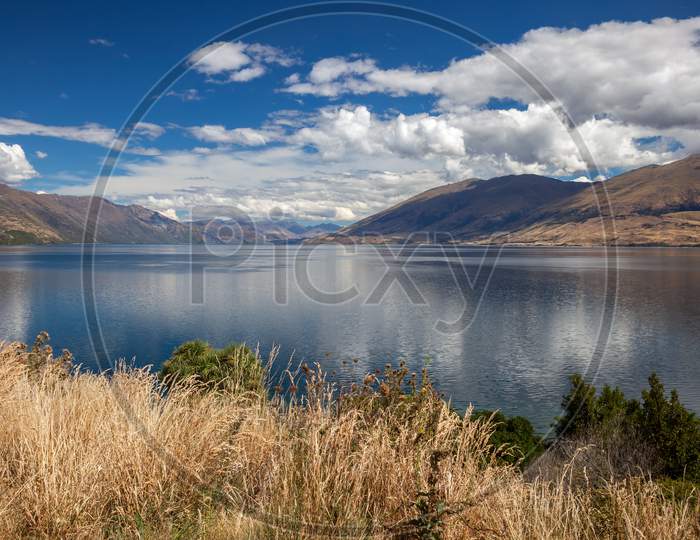 Scenic View Of Lake Wanaka