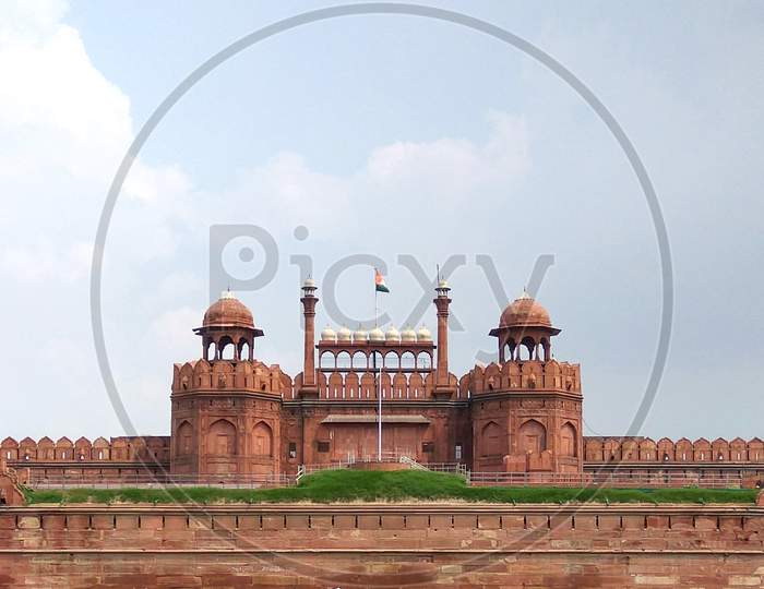 Close view of Red Fort-Lal Qila, Dlehi