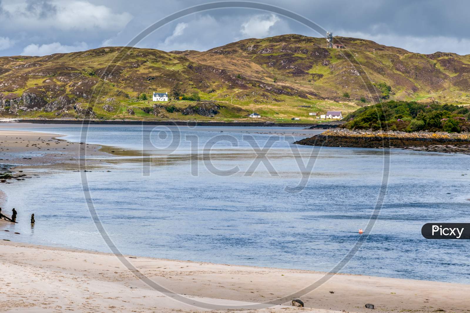 Morar Estuary, Scottish Highlands/Uk - May 19 : View Of  The Estuary Of Morar Bay In The West H.Ighlands Of Scotland On May 19, 2011
