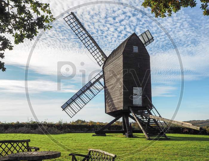 View Of Nutley Windmill In The Ashdown Forest