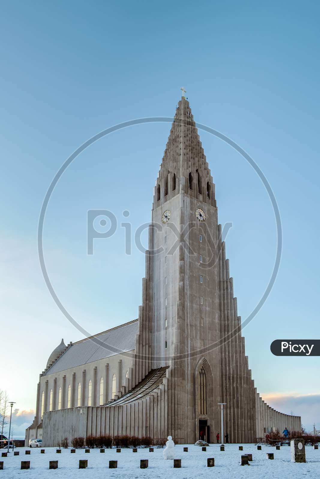 View Of The Hallgrimskirkja Church In Reykjavik