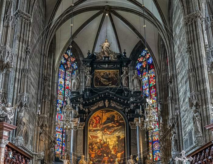 View Of St Stephans Cathedral In Vienna