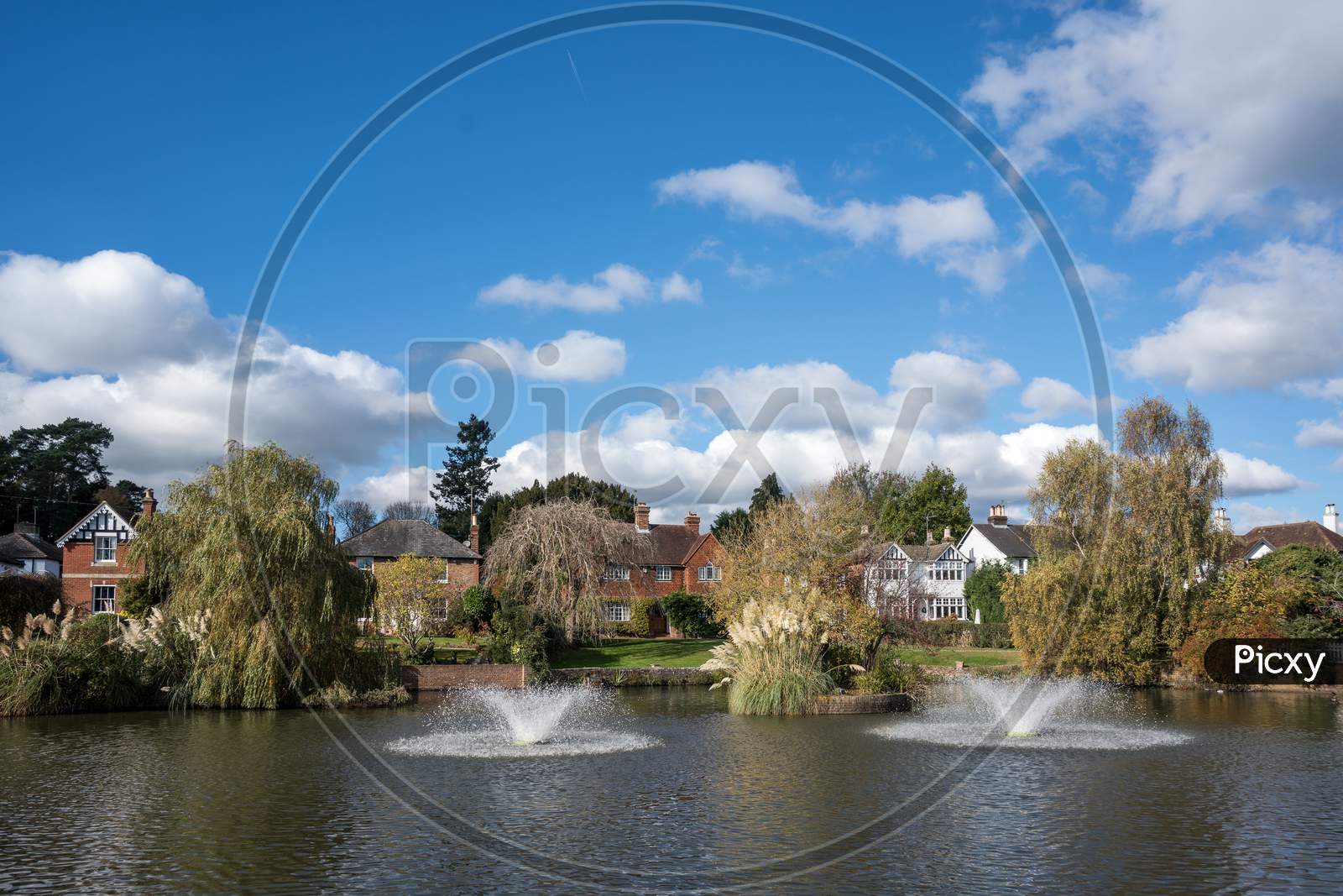 Lindfield, West Sussex/Uk -October 29 : View Of The Pond In Lindfield West Sussex On October 29, 2018