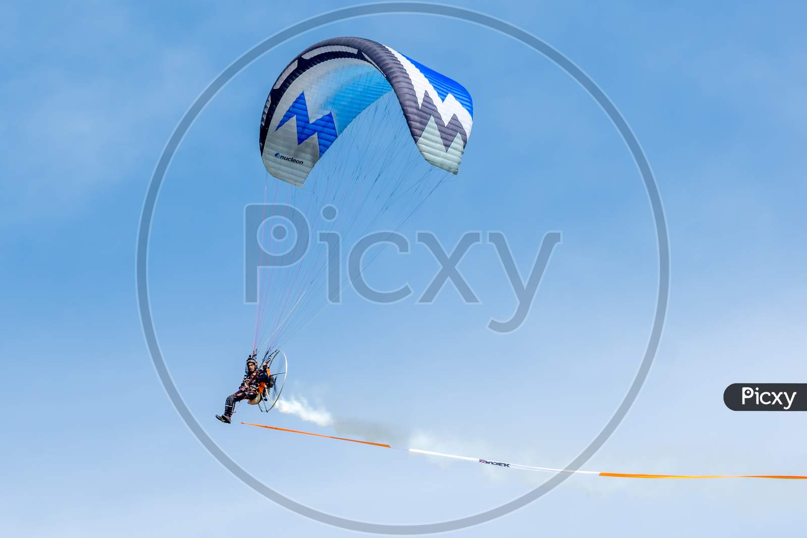 Powered Hang Glider At Shoreham Airshow