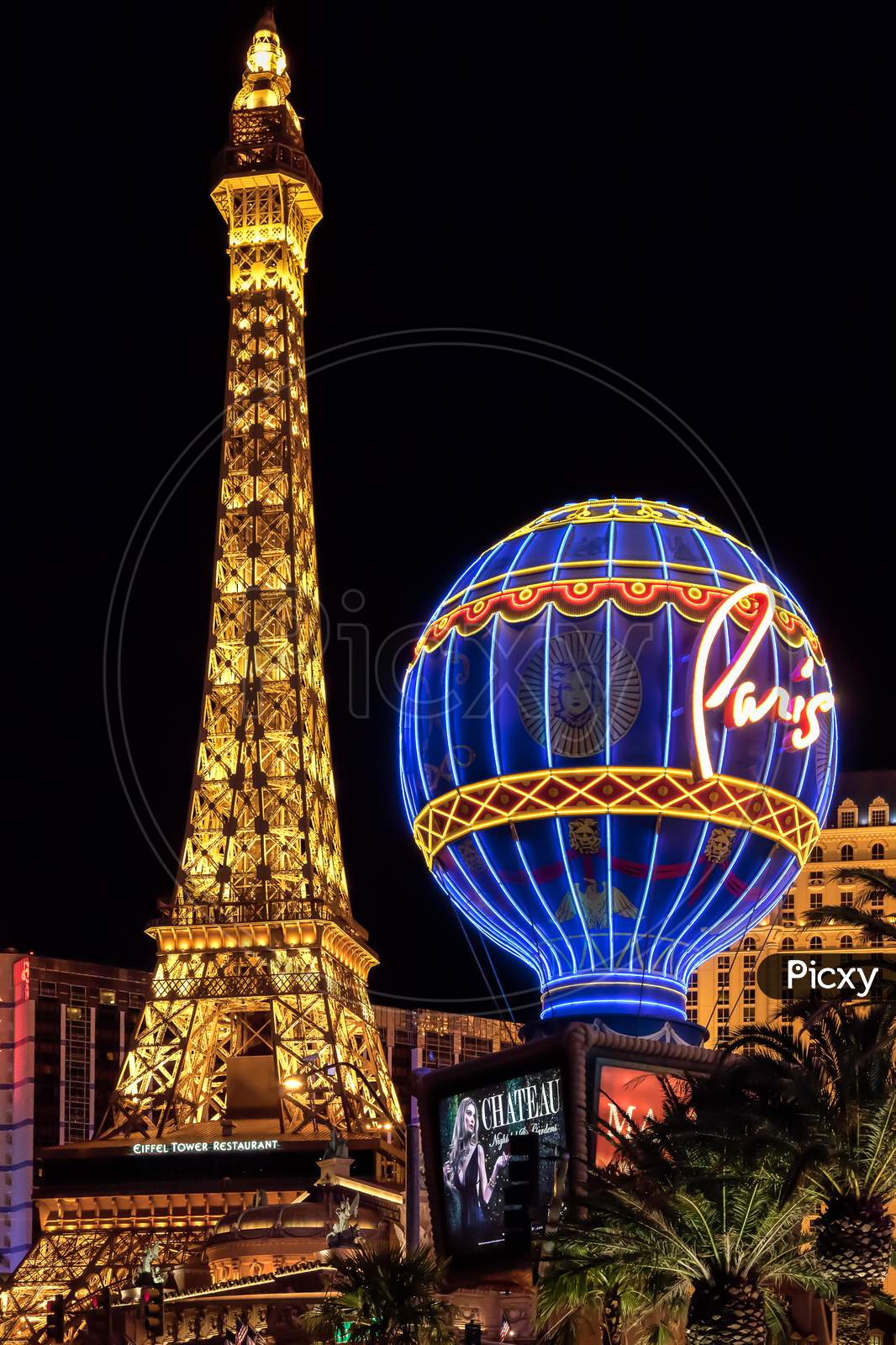 Eiffel Tower Replica At The Paris Hotel Las Vegas