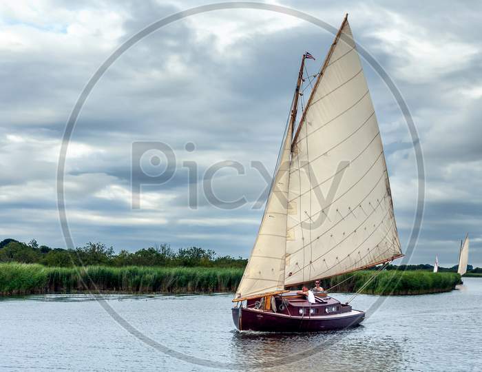 Sailing On Hickling Broad