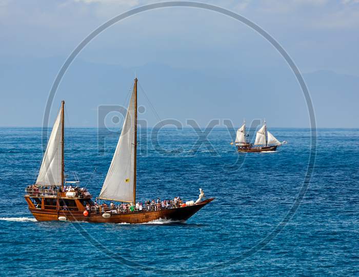 Sailing Off The Coast Of Tenerife