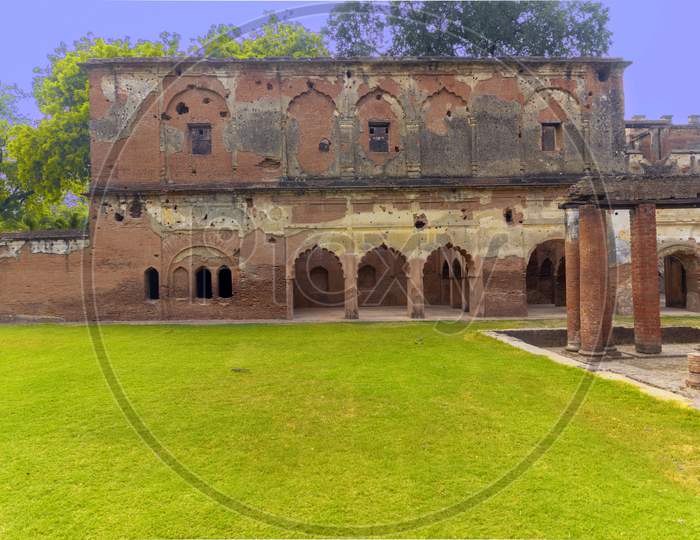 ruins of british residency ,lucknow tourism,lucknow ,uttar pradesh ,india