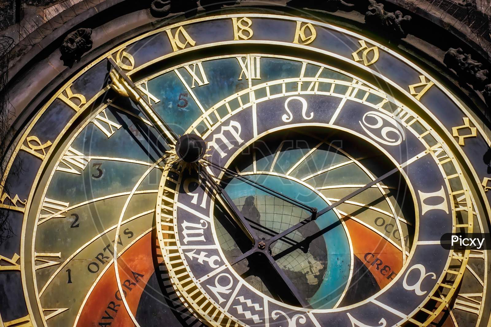 Astronomical Clock At The Old Town City Hall In Prague