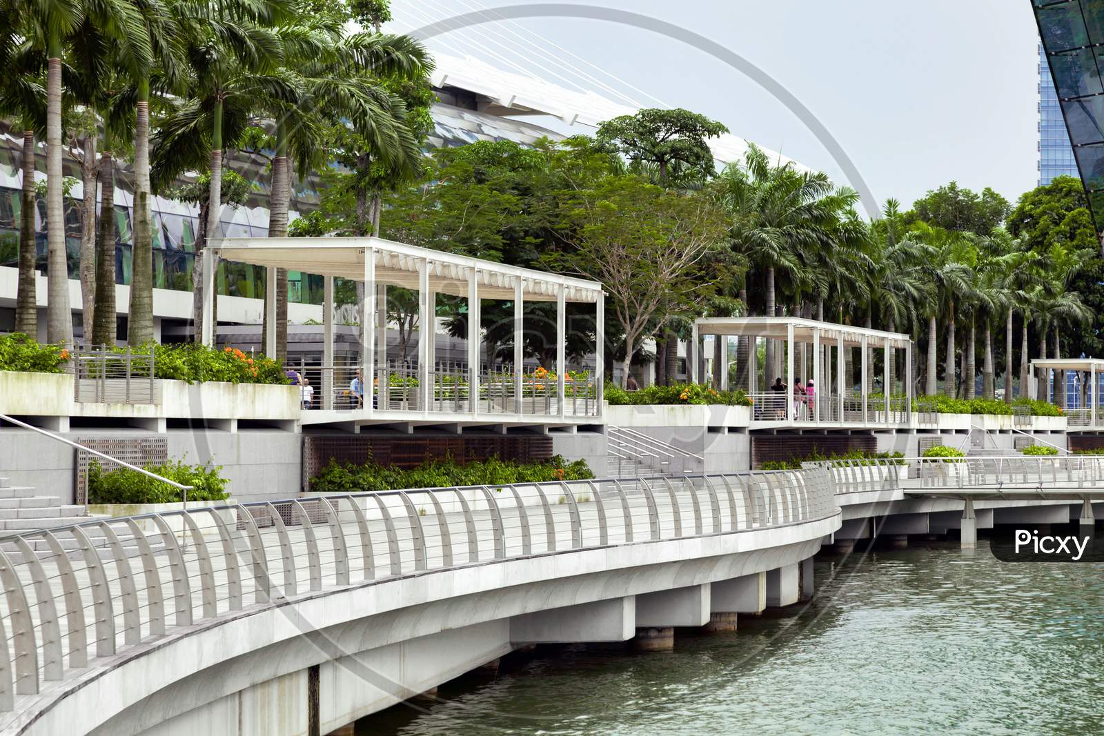 Esplanade Outside The Marina Bay Sands Shopping Centre