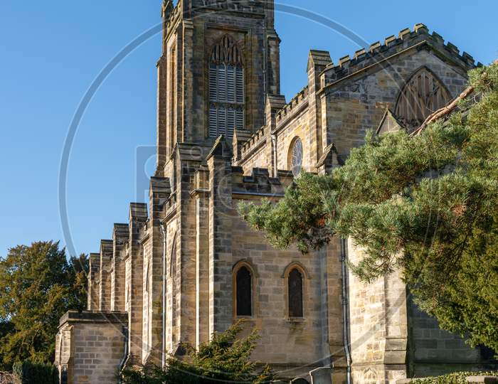 East Grinstead, West Sussex/Uk - November 29 : Exterior View Of St Swithun'S Church In East Grinstead West Sussex On November 29, 2019