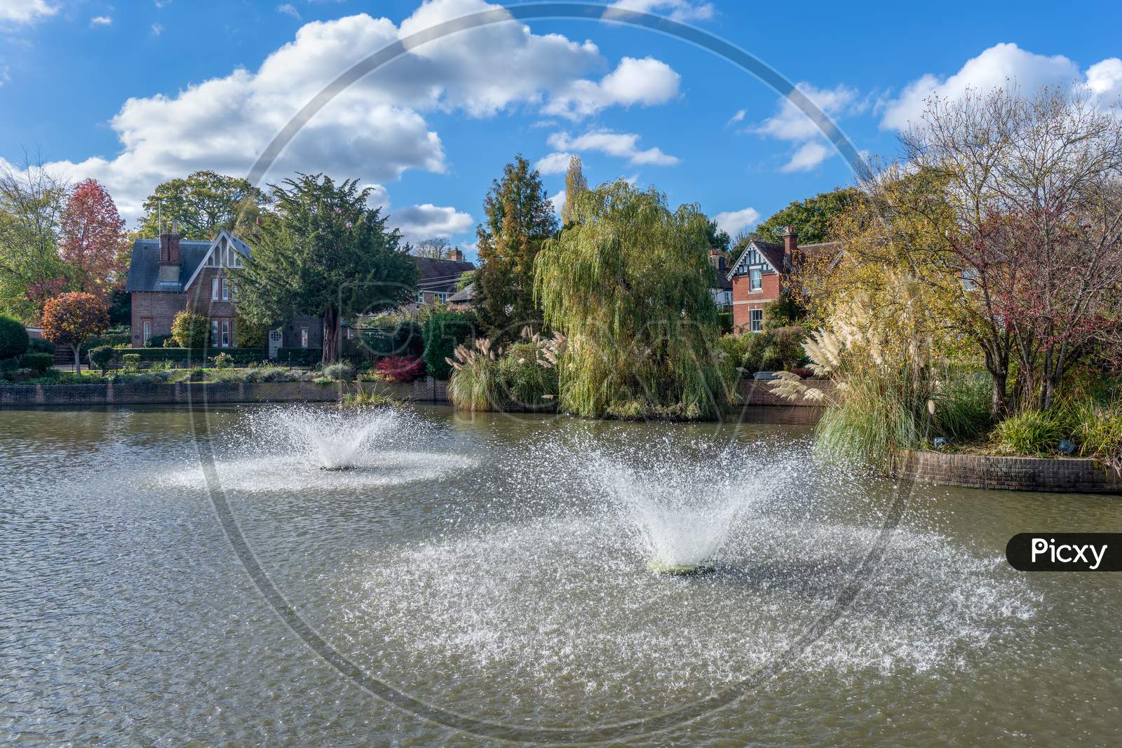 Lindfield, West Sussex/Uk -October 29 : View Of The Pond In Lindfield West Sussex On October 29, 2018