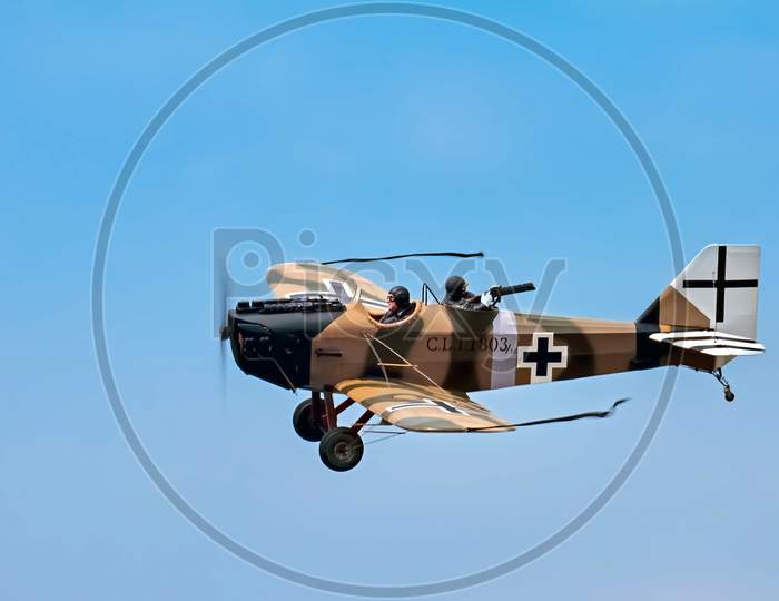 Junkers Cl1 (Great War Team) Aerial Display At Biggin Hill Airshow