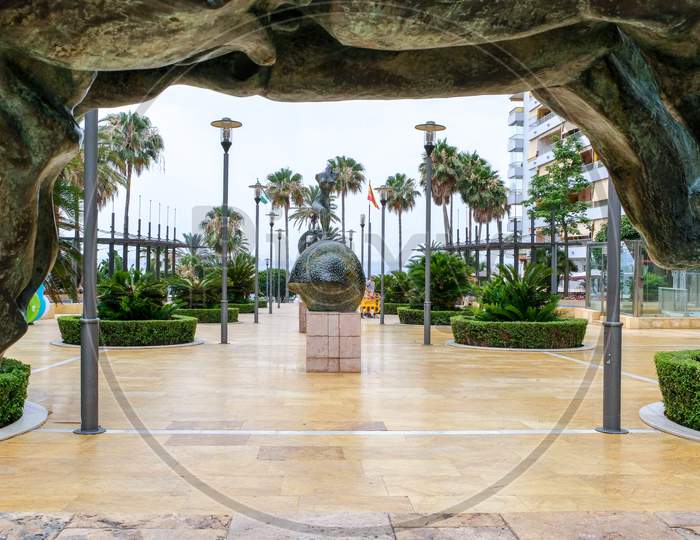 Statues By Salvador Dali In Marbella