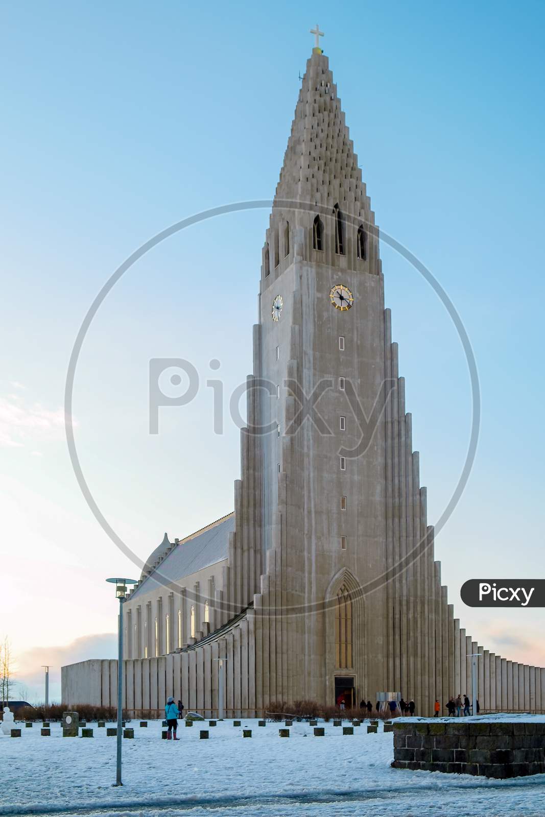 View Of The Hallgrimskirkja Church In Reykjavik