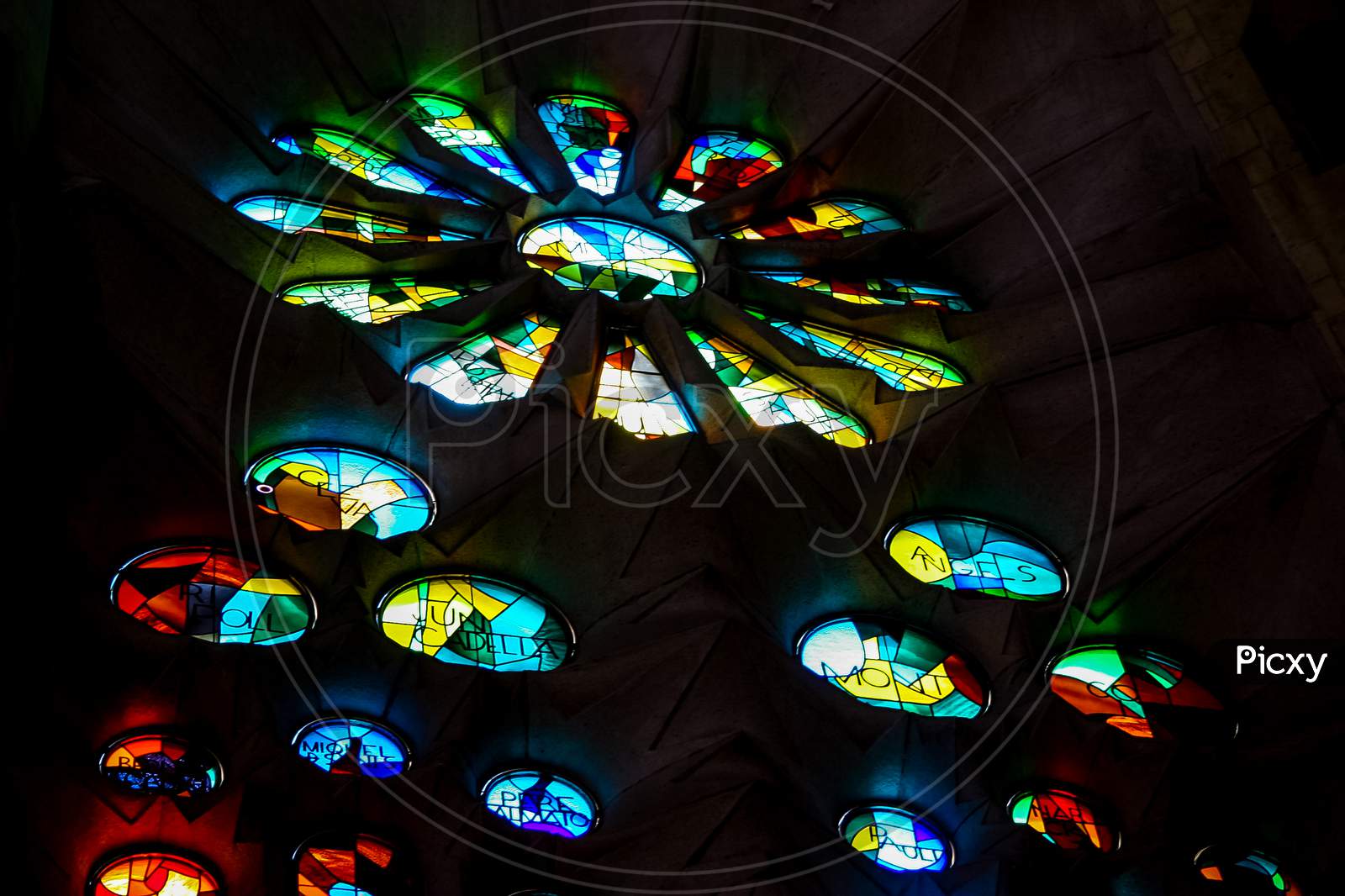 Stained Glass La Sagrada Familia
