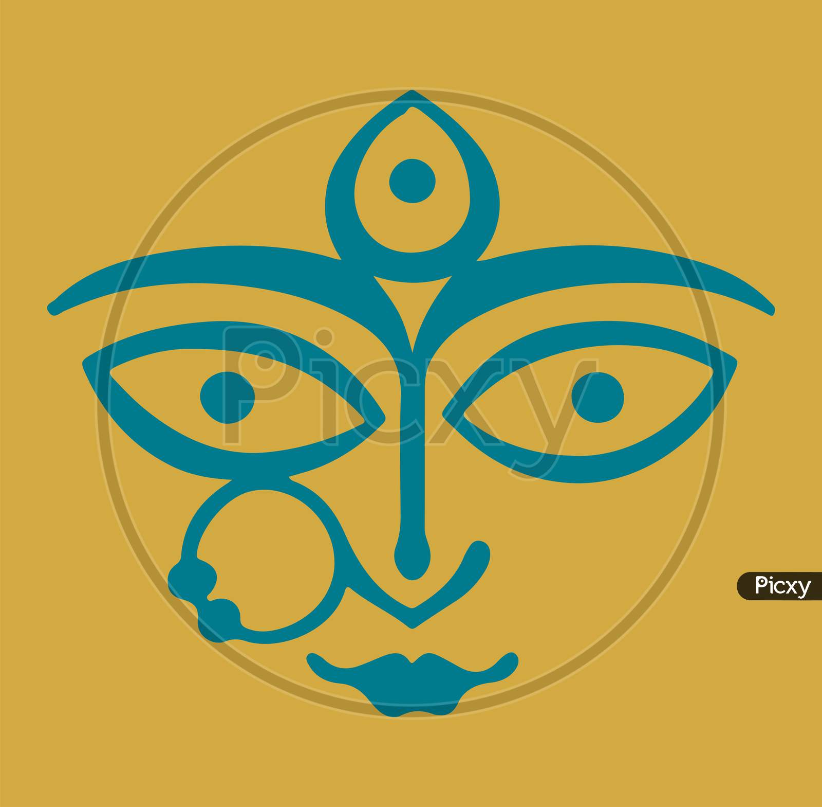 Durga MAA Drawing by Kruti Shah - Pixels