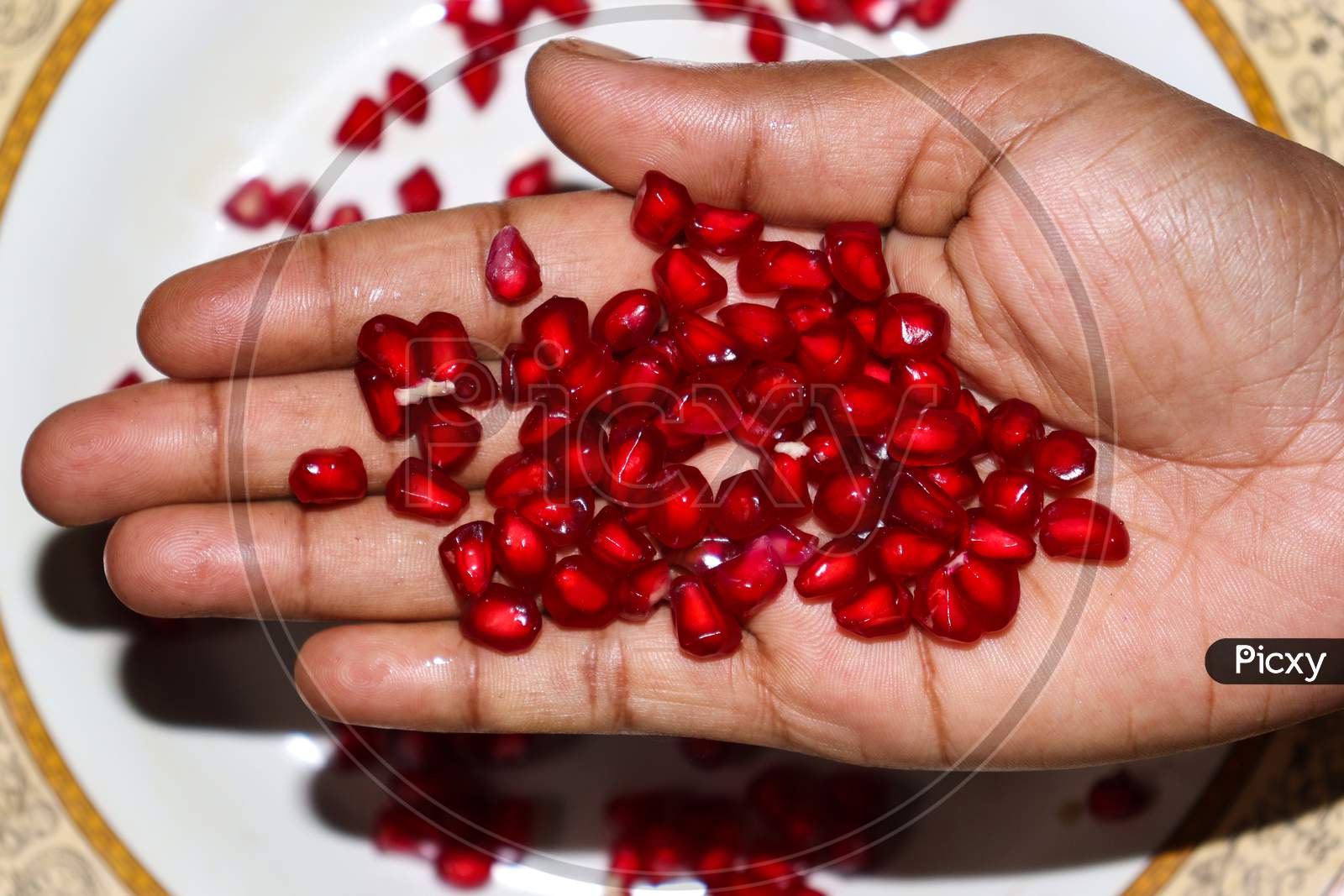 Tasty And Healthy Pomegranate Seeds