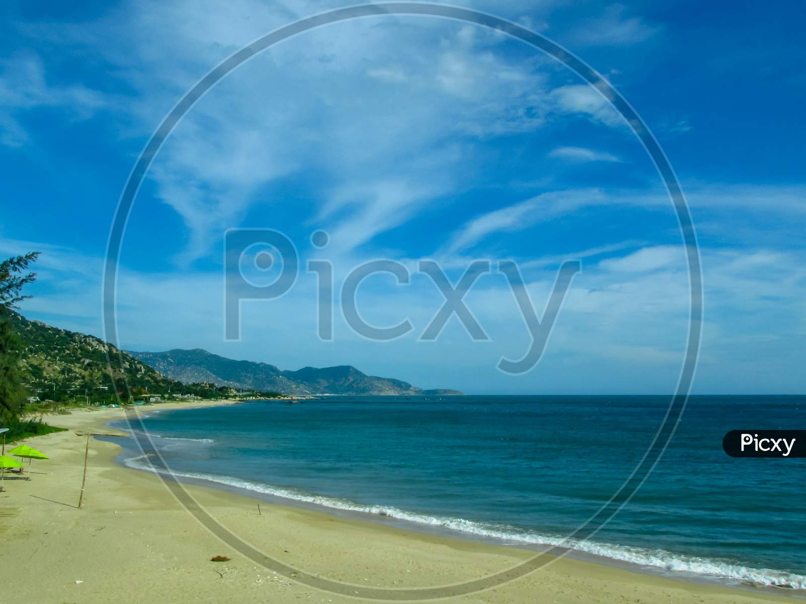 A Sandy Beach In Pirate Island, Kien Giang Province, Vietnam