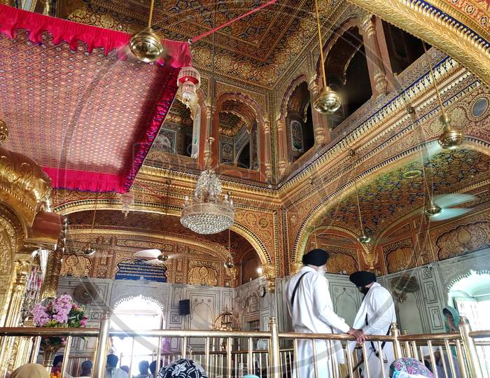 Marvelous architecture of the Gurudwara Durbar Sahib at Punjab