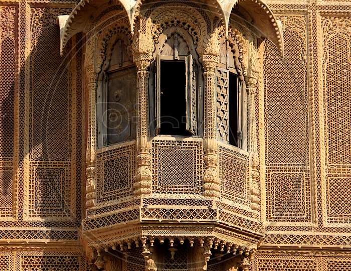 Balcony Of Haweli, Jaisalmer