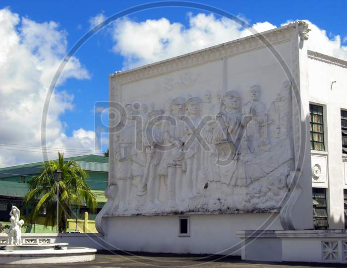 Monument In Leyte On The Philippines January 21, 2012