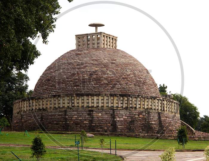 Stupa 3 At Sanchi Near Bhopal