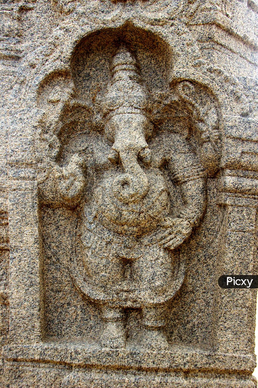 Statue Of Standing Ganesha, Lepakshi
