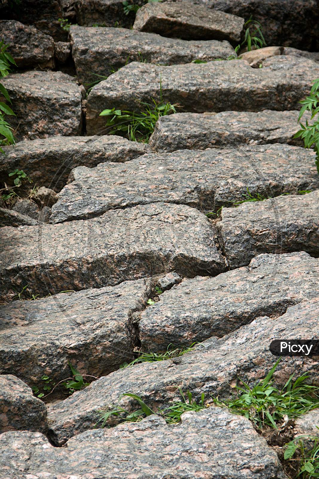 Image of Stone Rubble Pavement At RamagiriUH803882Picxy