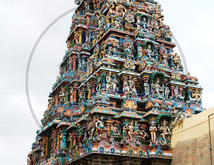 Tower Of Meenakshi Temple, Madurai