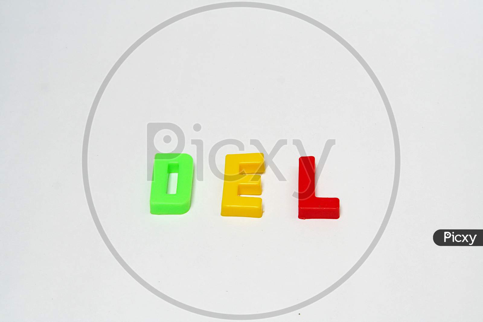 ‘Del’ For Delete Alphabets