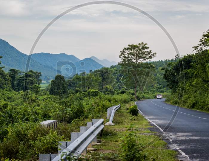 Beautiful Road of Ajodhya Hill, Purulia