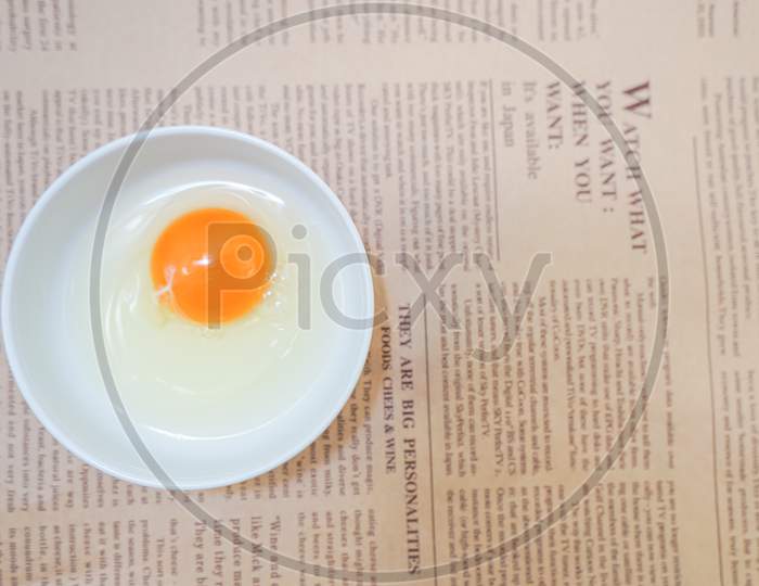 Image Was Placed In A Dish Egg