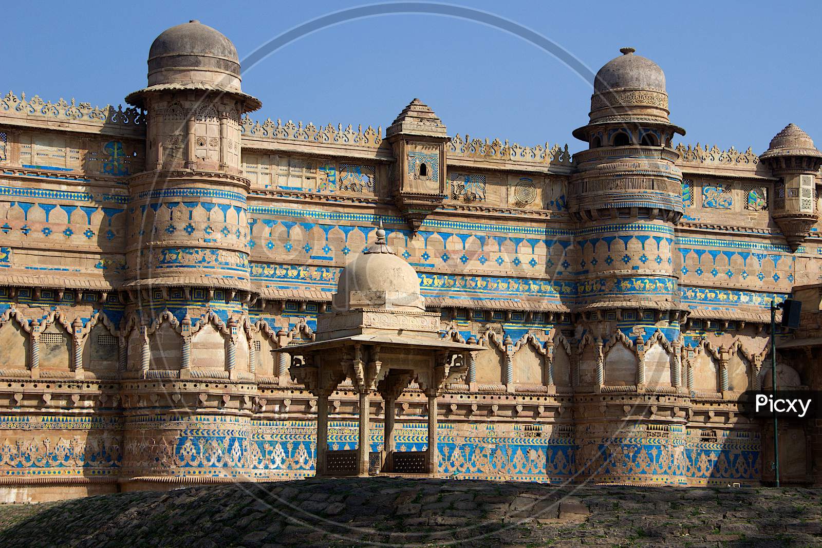 Old gwalior fort Black and White Stock Photos & Images - Alamy