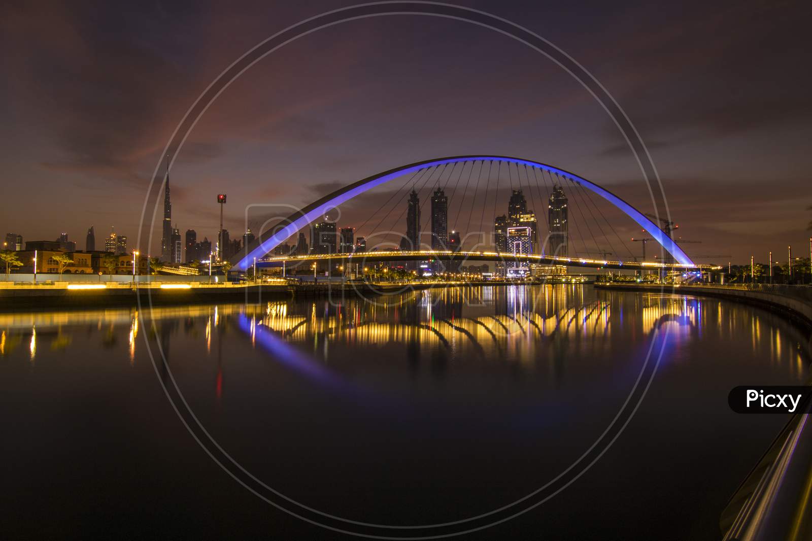 Golden Hour Dubai - Sunrise Dubai - Tolerance Bridge Dubai