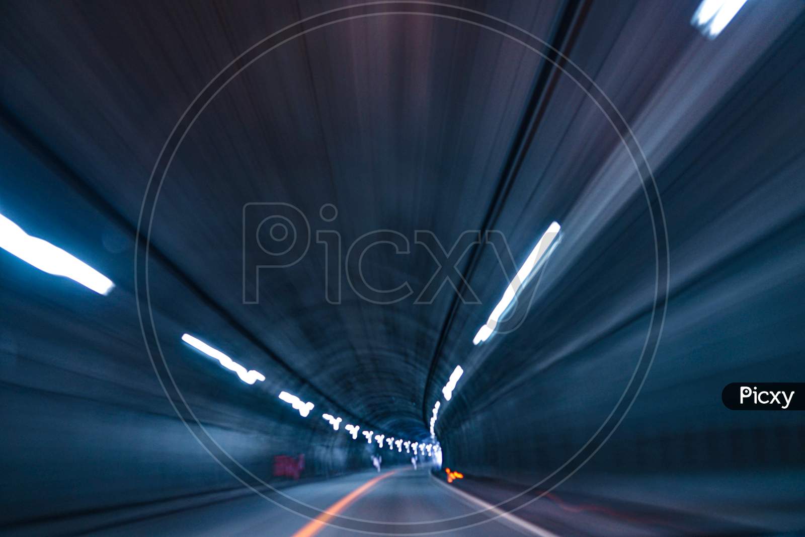 Tunnel Of Images (Long Exposure)