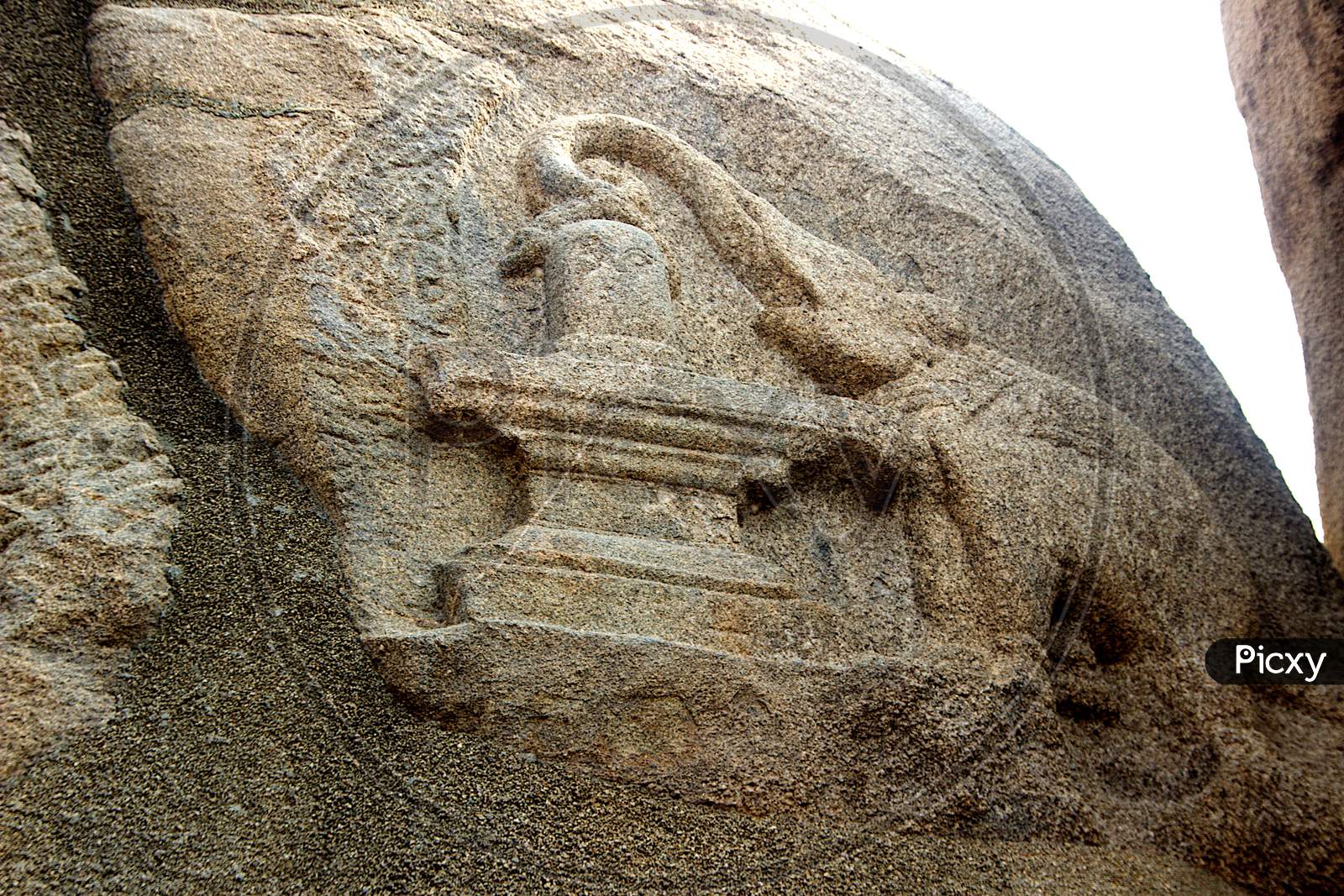 Elephant Worshiping Shiva, Lepakshi